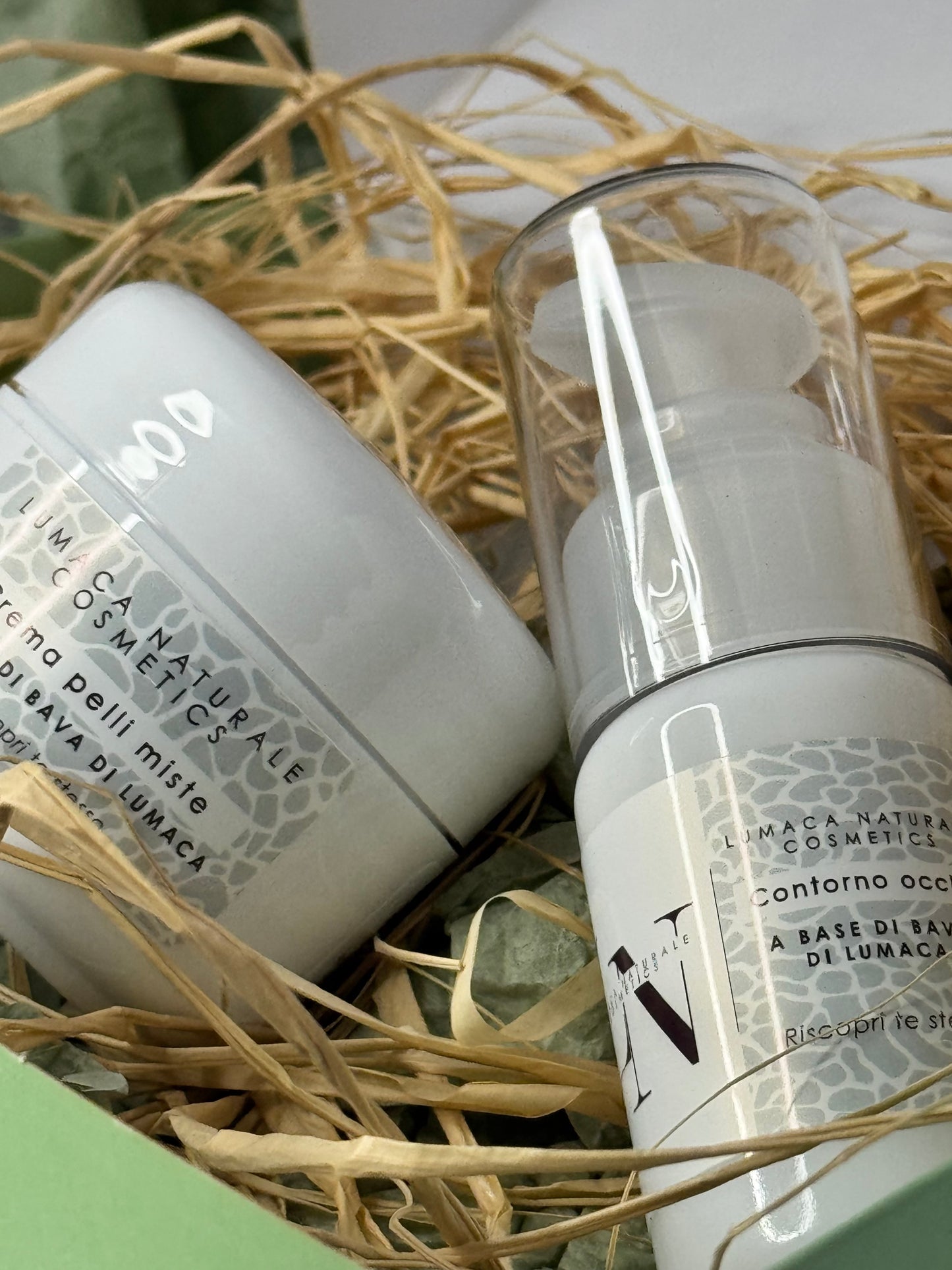 Snail Duo Balance | Crema Pelli Miste + Contorno Occhi alla Bava di Lumaca