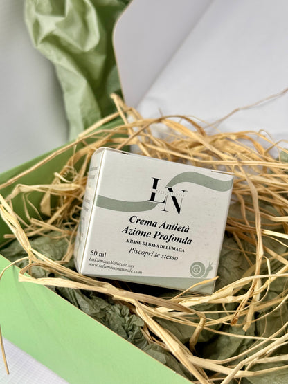 Crema Viso Anti Età Azione Profonda alla Bava di Lumaca – LaLumacaNaturale