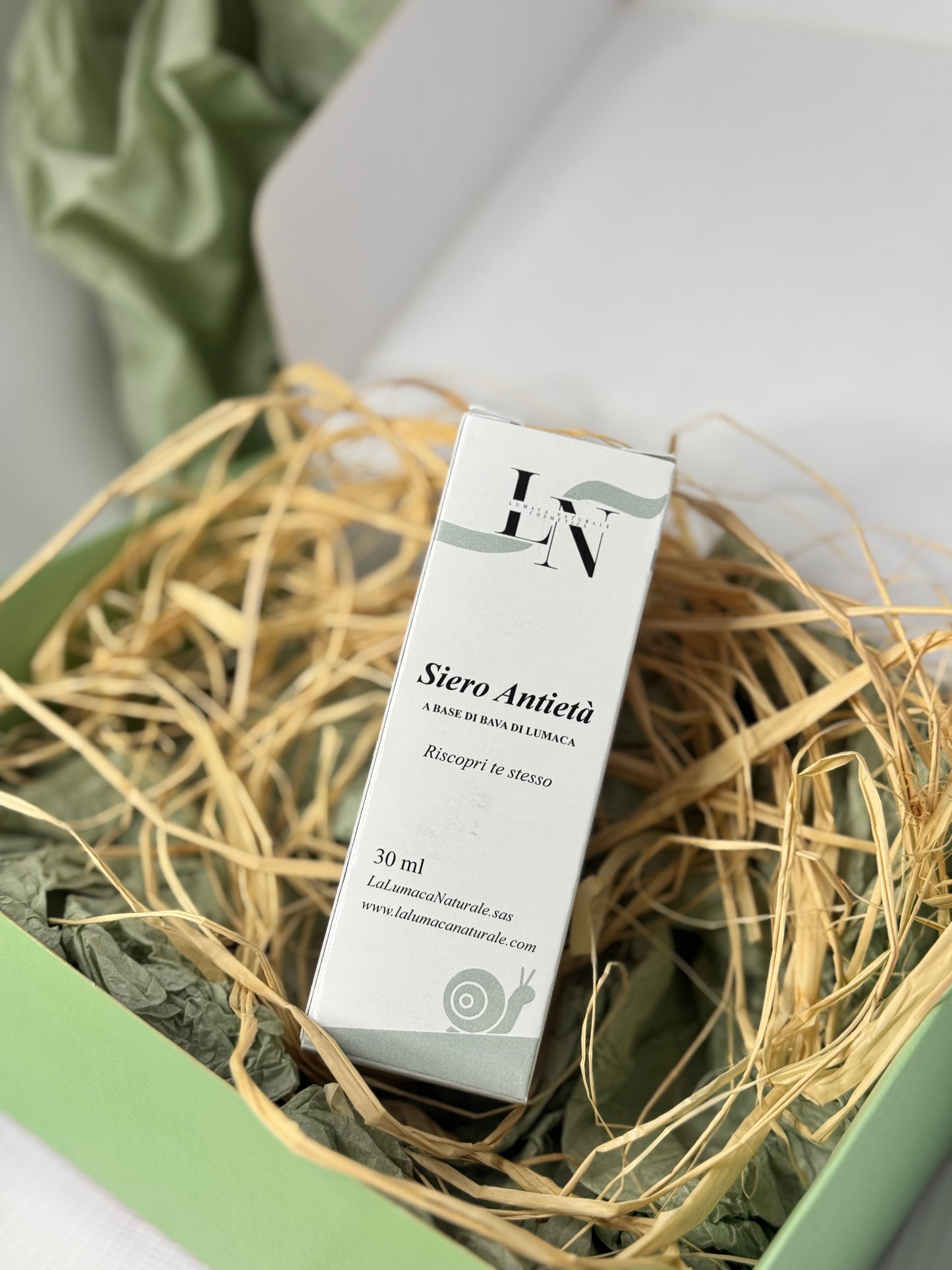 Siero Viso Anti Età alla Bava di Lumaca Naturale – LaLumacaNaturale