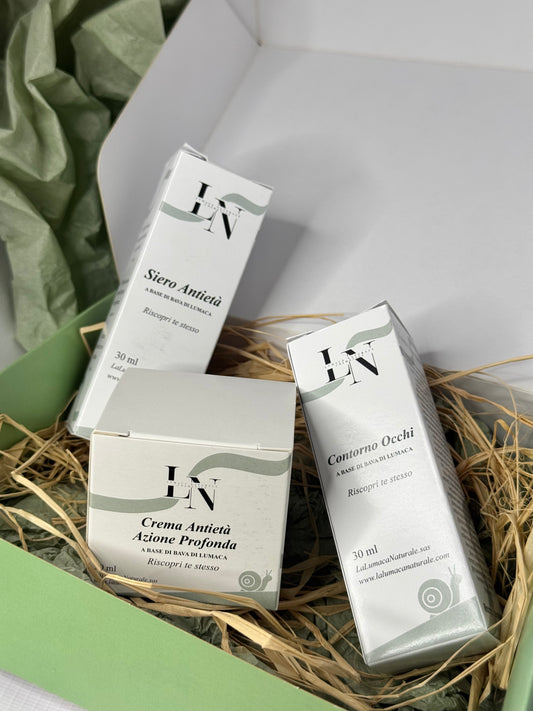 Snail Anti-Age total ruotine | Siero+ crema + contorno occhi